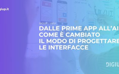Dalle prime app all’AI: come è cambiato il modo di progettare le interfacce