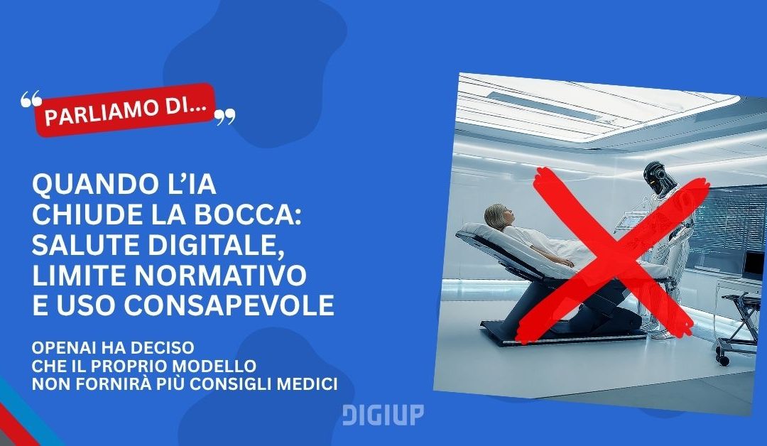 Quando l’IA non risponde: salute digitale, limite normativo e consumo consapevole